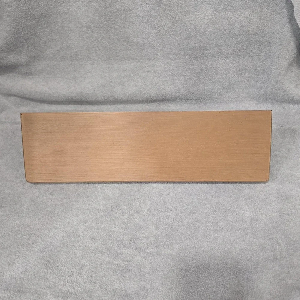 Vintage Burwood Heart Wall Shelf Brown Plastic Country Romantic 1986 Decor